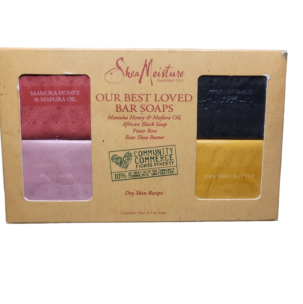 SHEA MOISTURE BAR SOAP SET - DRY SKIN RECIPE